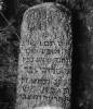 Here lies a man upright and honest, old and
full of days, enjoyed the labor of his hands.
Mordechai son of Reb Yakov ? of blessed memory
died ? Sivan in the year 5675, May his
soul be bound in the bond of life.